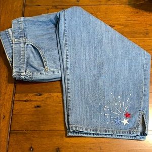 EUC Women’s Liz & Me Capris Sz 18W